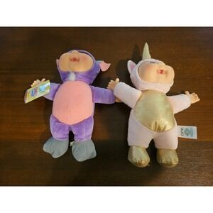 Cabbage Patch Cutie Goat Fantasy Friends Opal Unicorn‎ Set of 2 Friends
